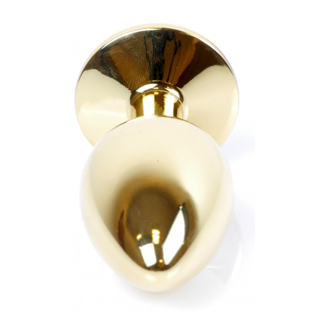 Анальные игрушки - Анальная пробка Boss Series - Jewellery Gold PLUG Dark Blue S, BS6400023 4