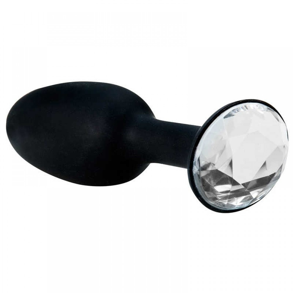 Секс игрушки - Анальная пробка CRYSTAL AMULET SILICONE BUTT PLUG LARGE 1