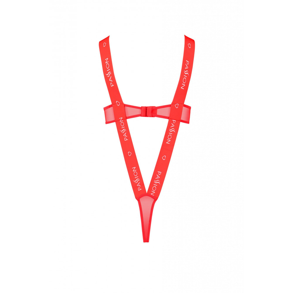 Секс игрушки - Боди с открытой грудью KYOUKA BODY red S/M - Passion 1