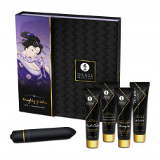 Набор возбуждающей косметики + вибопуля Shunga NAUGHTY GEISHA COLLECTION 31ML