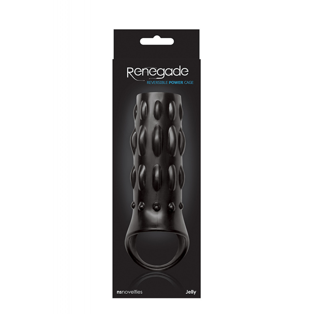 Насадки на член - Насадка на пенис RENEGADE POWER CAGE BLACK 1