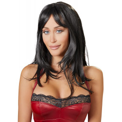 Парик черный Long Black Wig