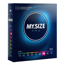 Презервативы ультратонкие латексные My.Size Large 64 мм (цена за упаковку, 3 шт.)