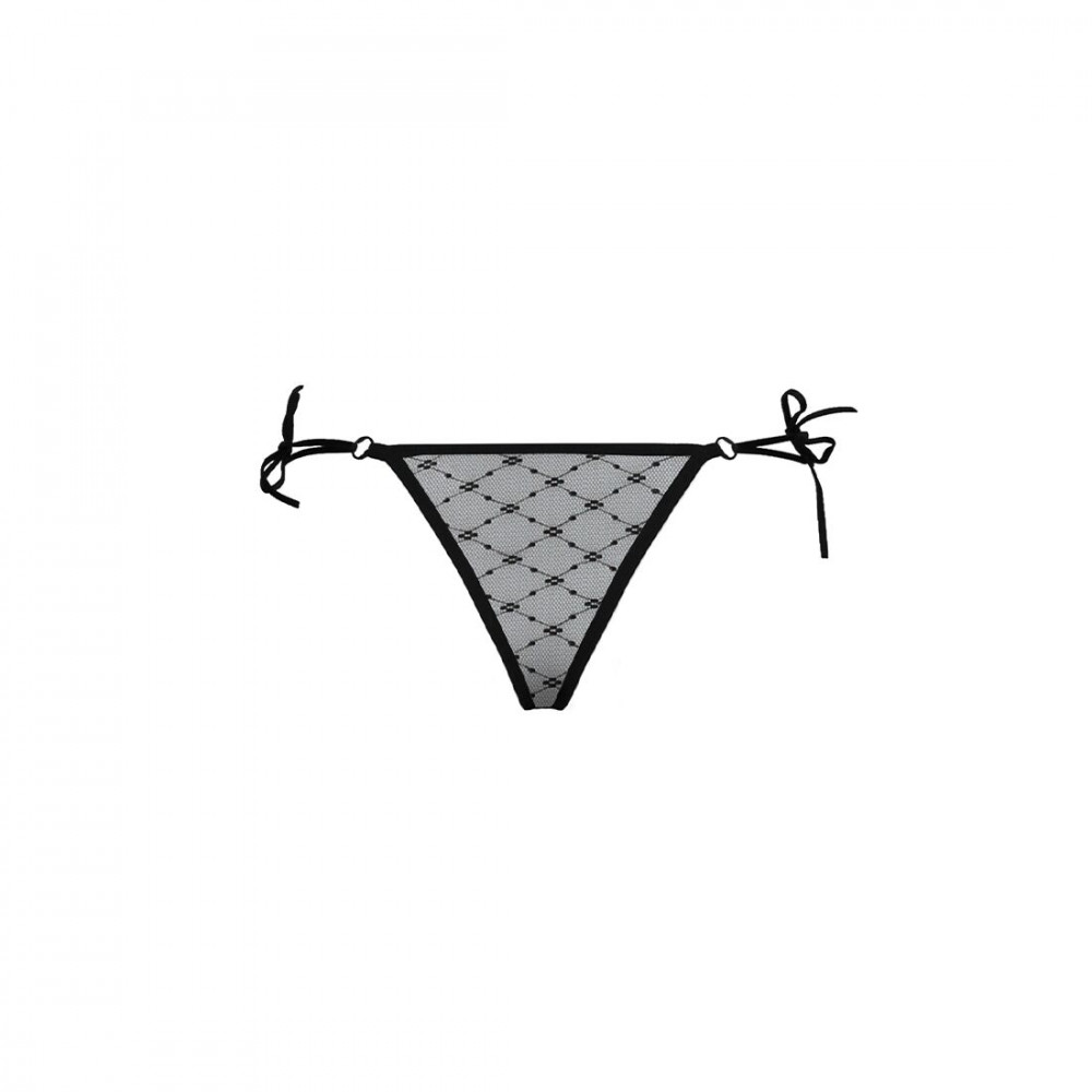 Сексуальные трусики - Трусики с завязочками по бокам ZITA THONG black S/M - Passion Exclusive 1