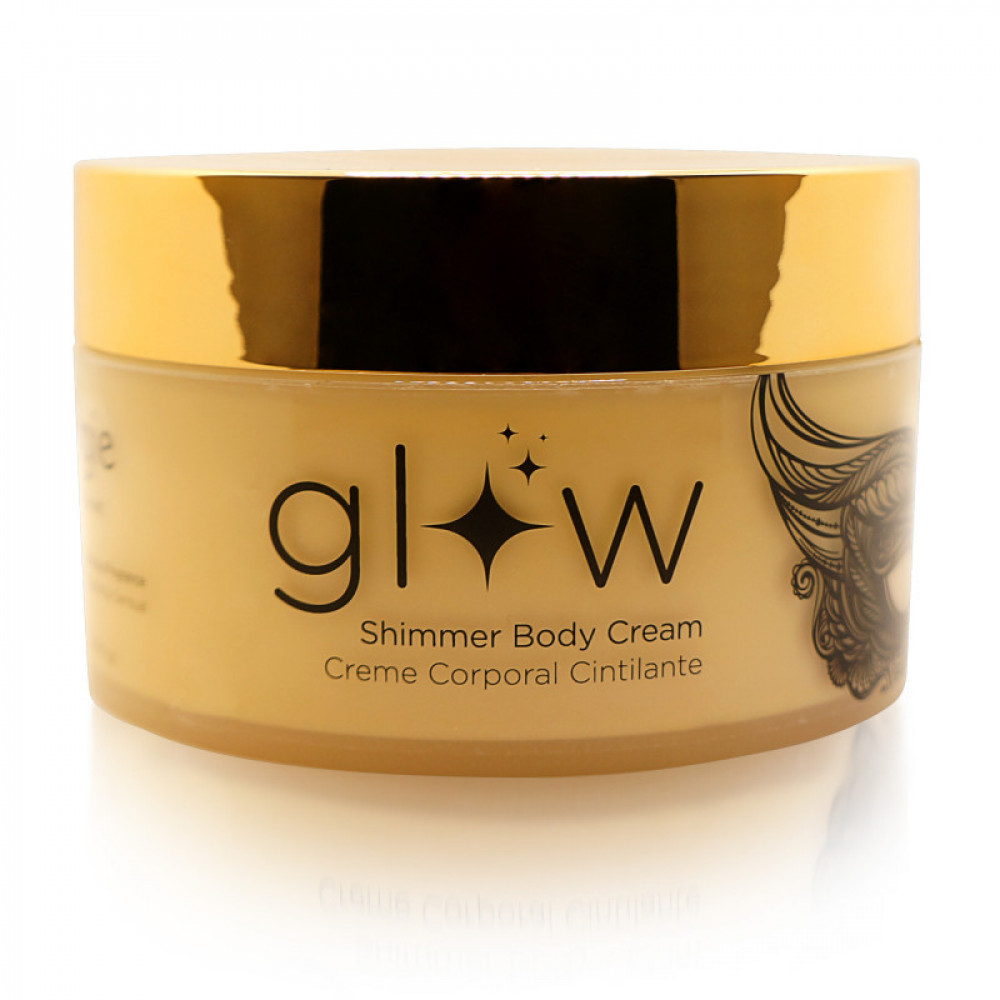Интимная косметика - Шимер для тіла з ароматом-афродизіаком КРЕМ Glow, 250 мл Orgi