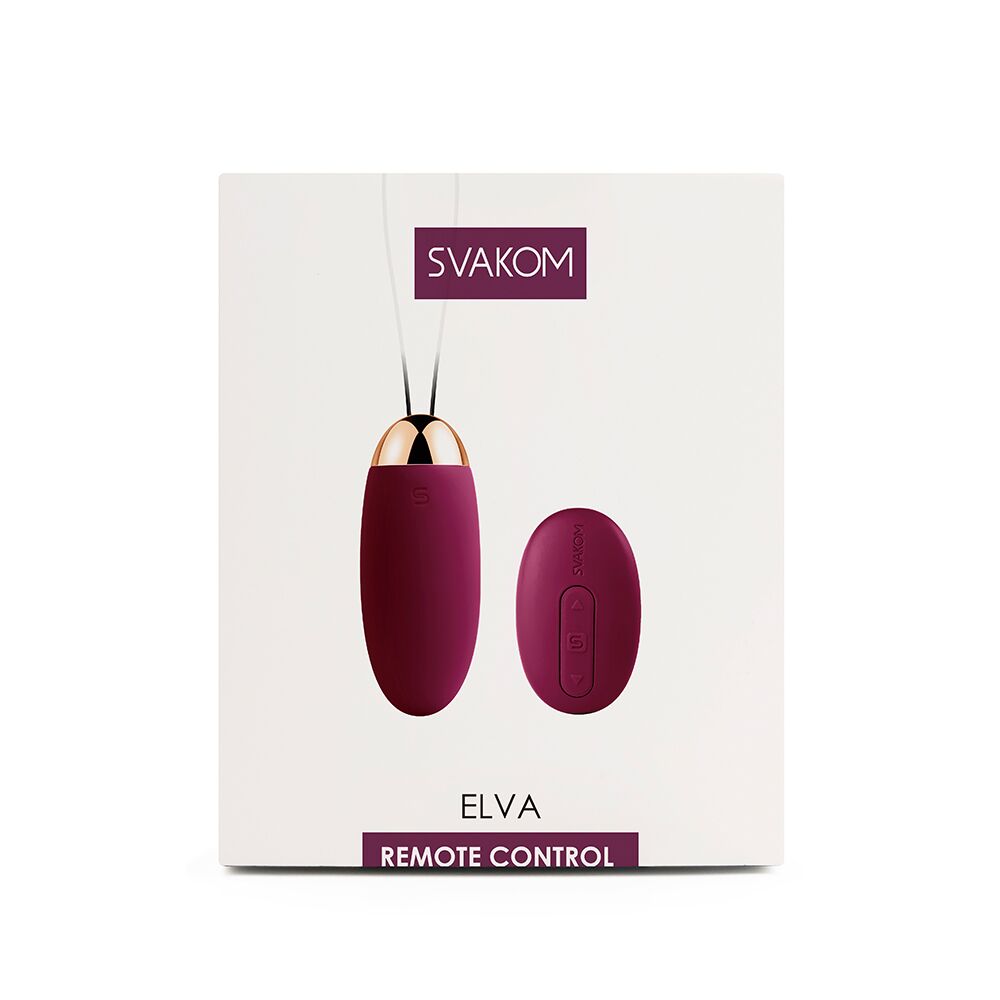 Виброяйцо - Виброяйцо с пультом управления Svakom Elva Violet 1