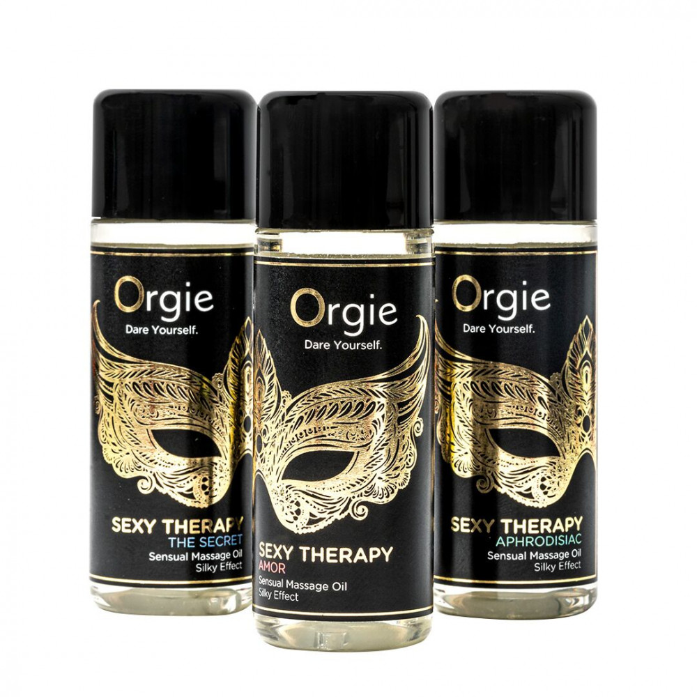 Подарочные наборы - Набор массажных масел Orgie – Sexy Therapy Mini Size Collection (3х30 мл) 3