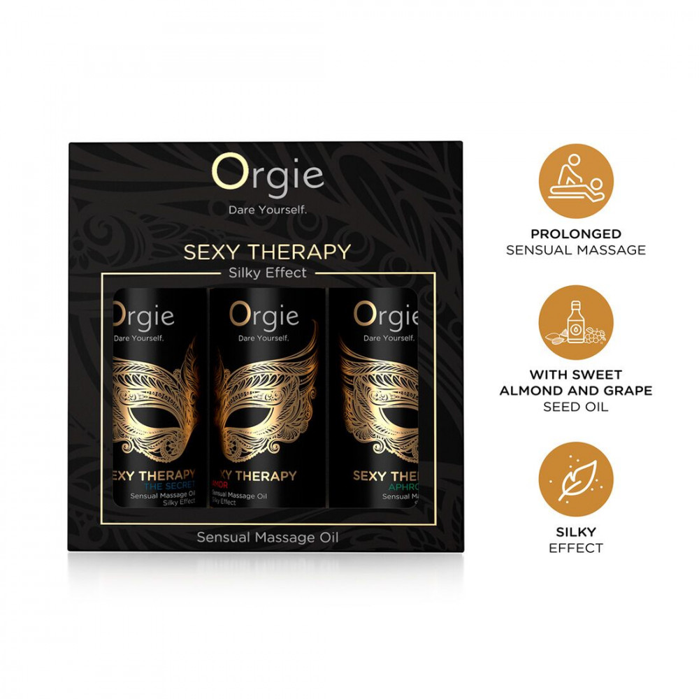 Подарочные наборы - Набор массажных масел Orgie – Sexy Therapy Mini Size Collection (3х30 мл) 2