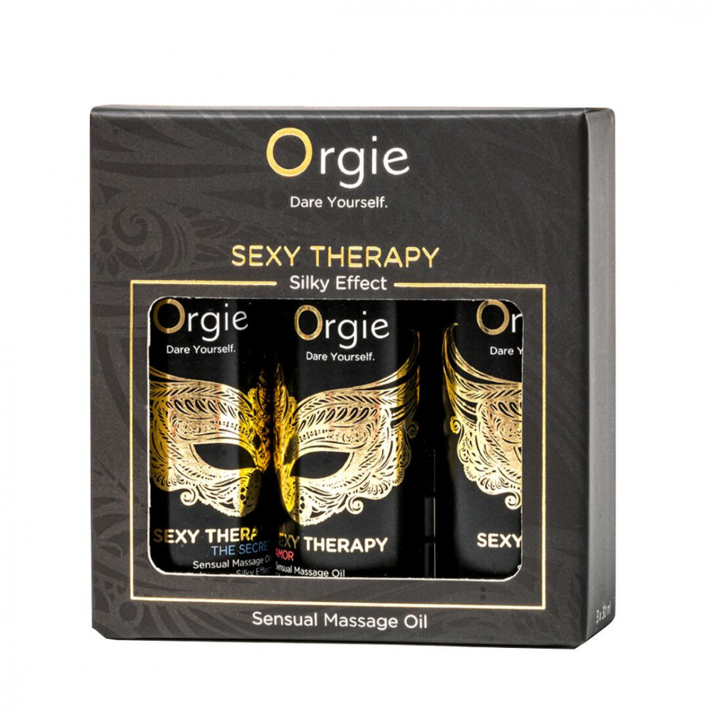 Подарочные наборы - Набор массажных масел Orgie – Sexy Therapy Mini Size Collection (3х30 мл)