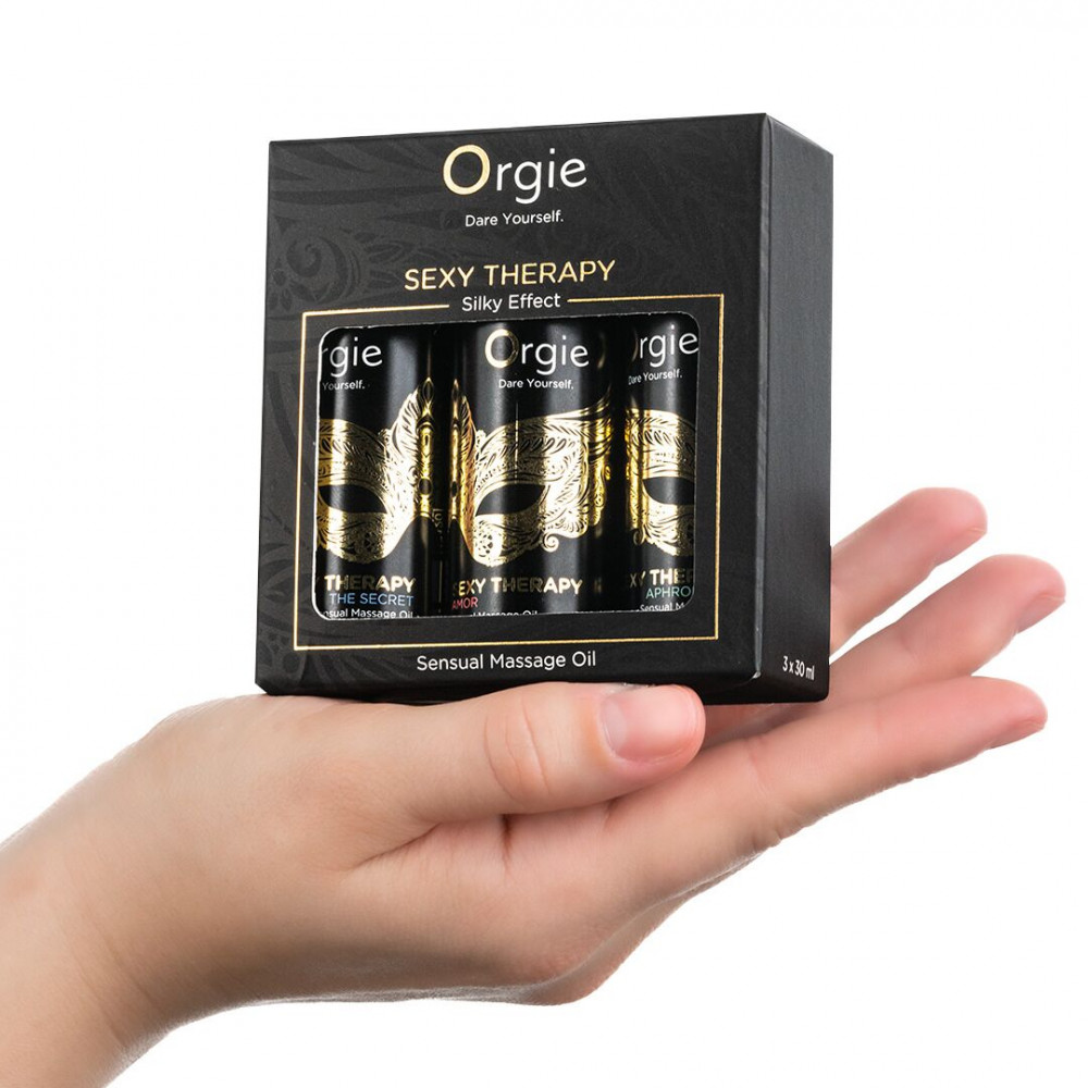 Подарочные наборы - Набор массажных масел Orgie – Sexy Therapy Mini Size Collection (3х30 мл) 1