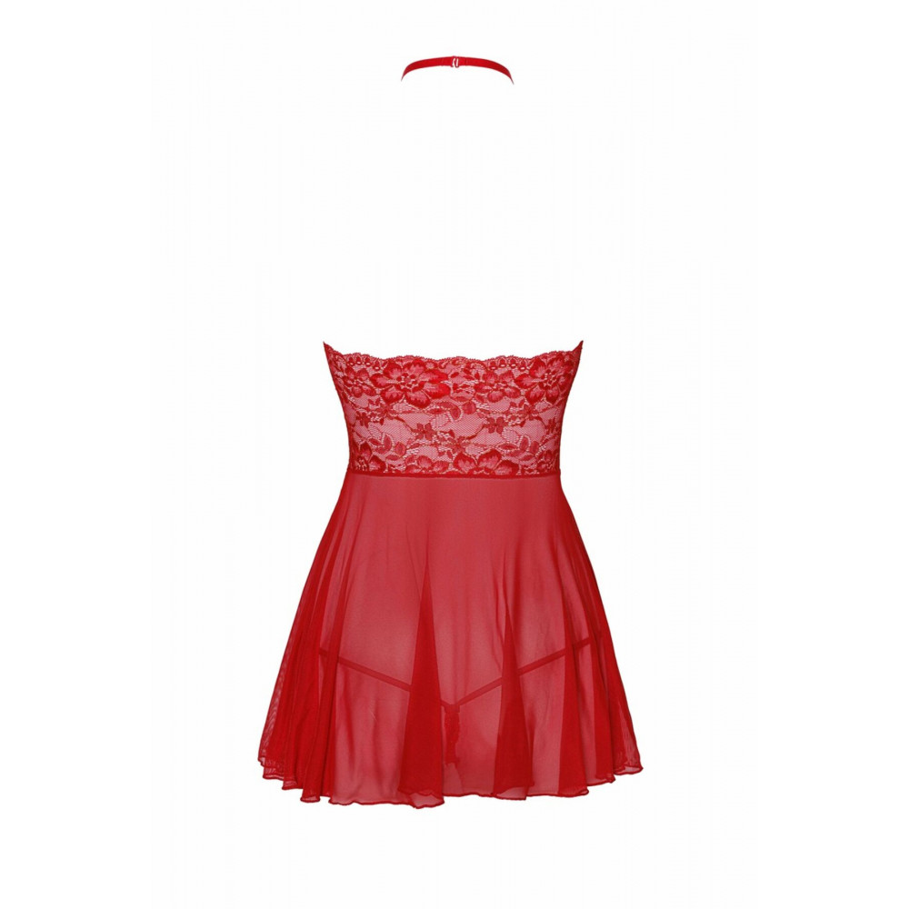 Эротические пеньюары и сорочки - Беби-дол Kissable Sexy Kiss Babydoll Red S/M 6