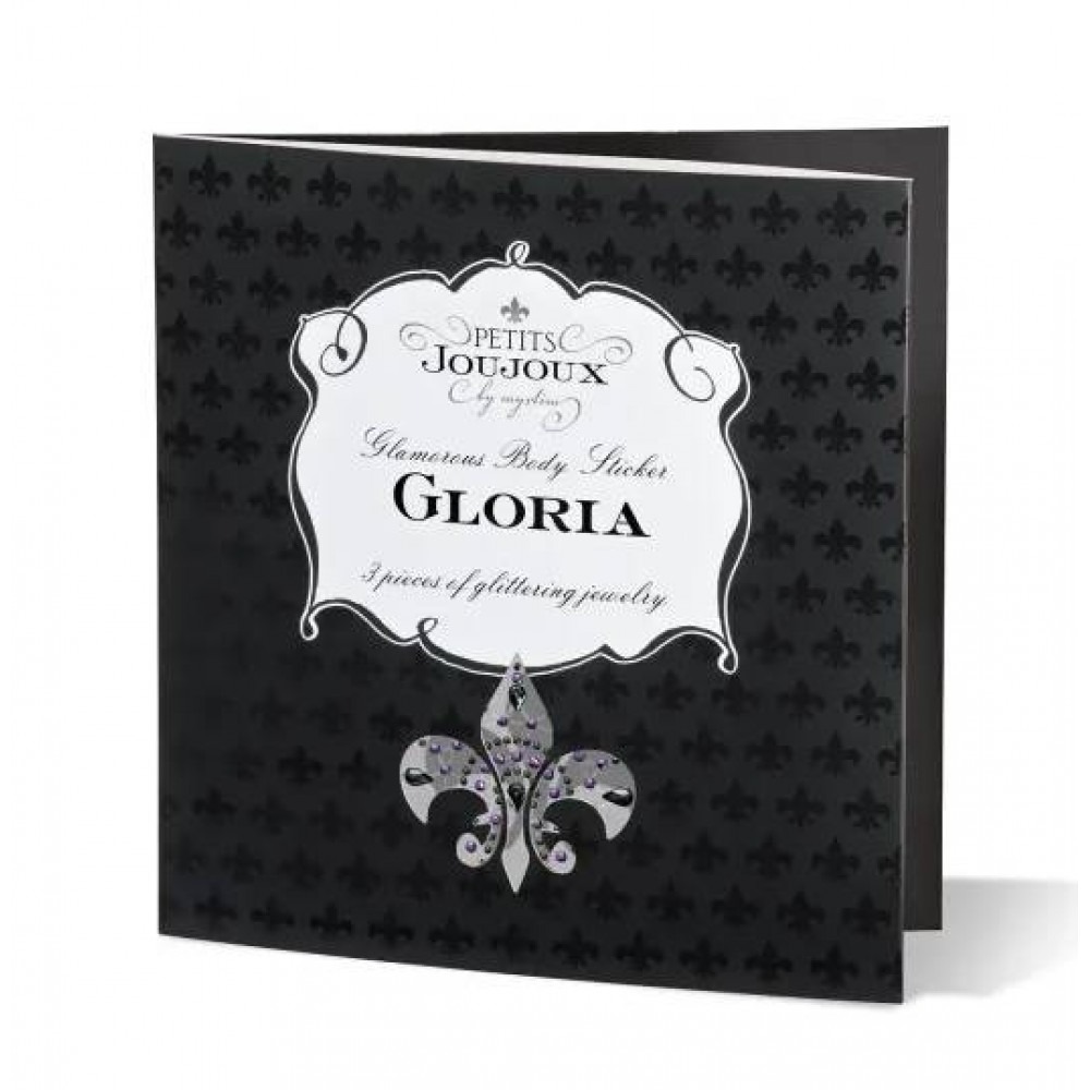 Эротическое белье - Украшения для груди и бикини со стразами Gloria Petits Joujoux, красные 1
