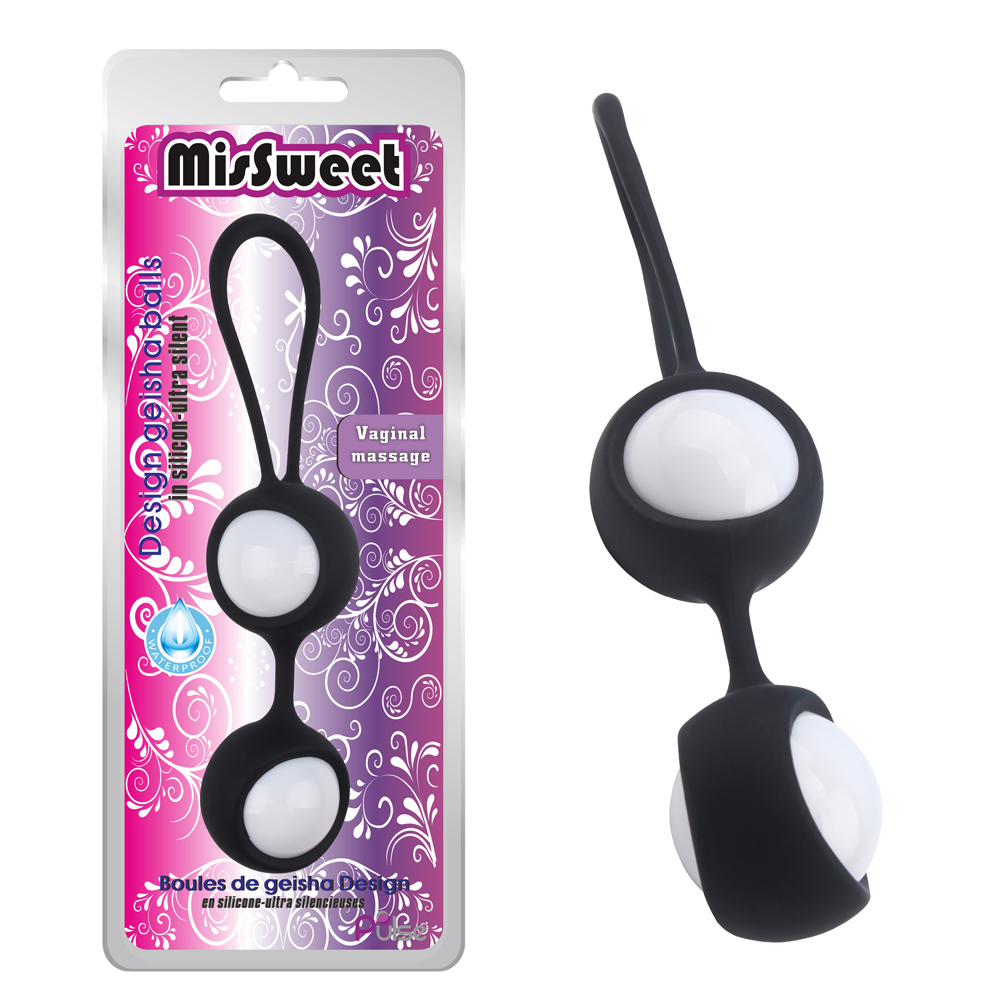 Вагинальные шарики - Вагинальные шарики Chisa MisSweet черные