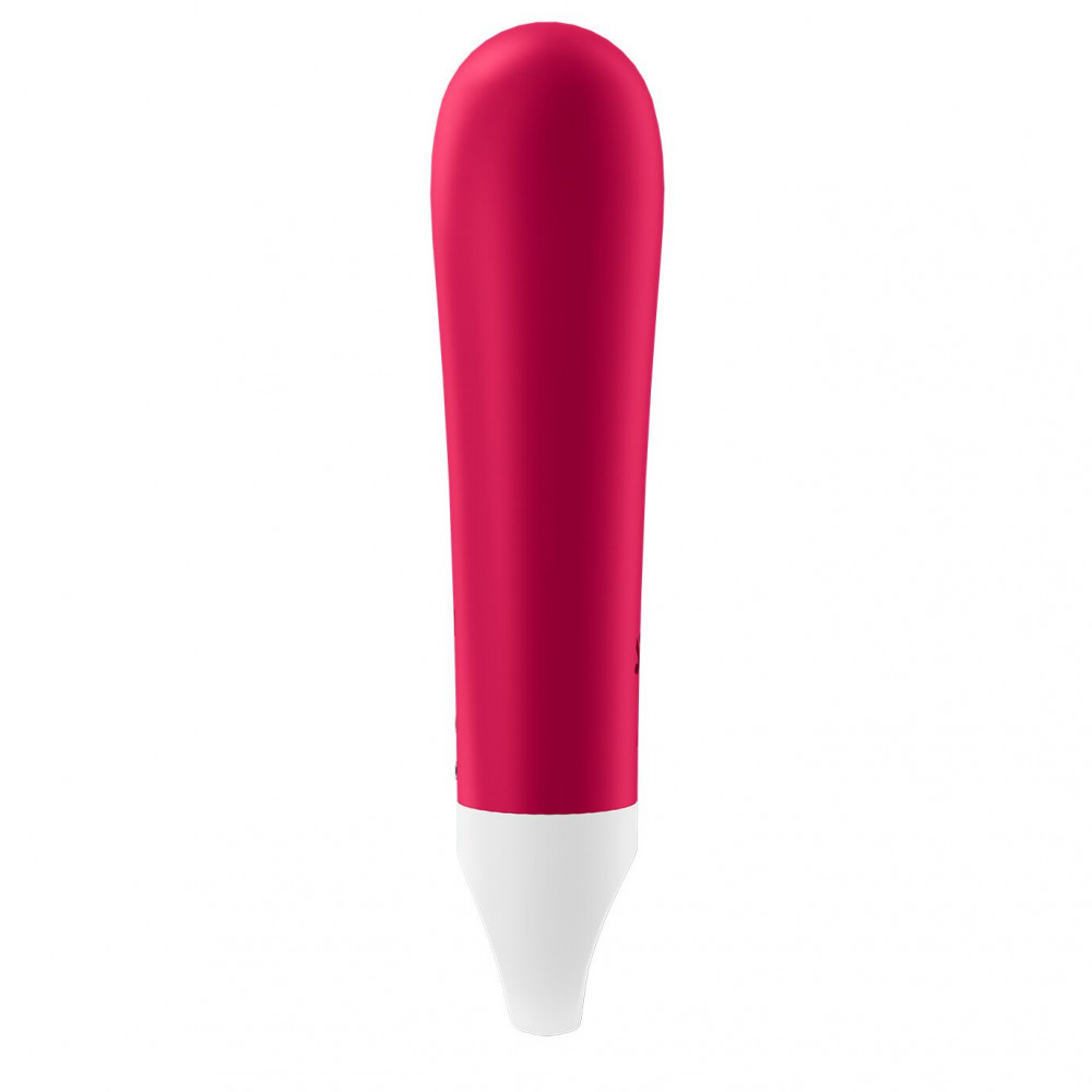 Клиторальный вибратор - Вибропуля перезаряжаемая Ultra Power Bullet 1 Red 4