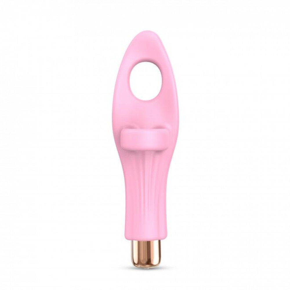 Мини вибраторы - Вибратор на палец Love To Love Tickle me - BABY PINK перезаряжаемый, 3 варианта использования 3