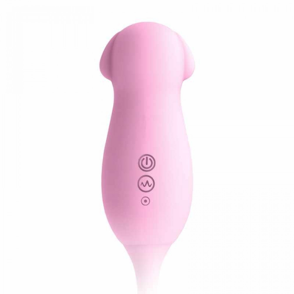 Вибраторы вакуумные - Вибратор двойного действия Elva Dual Purpose Рожевий 3