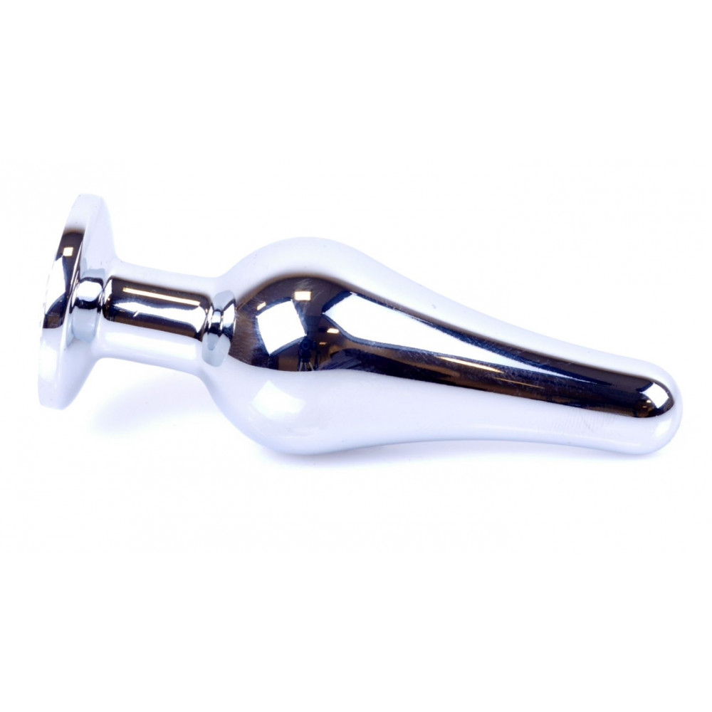 Анальные игрушки - Анальная пробка Boss Series - Jewellery Silver BUTT PLUG Black, BS6400074 5