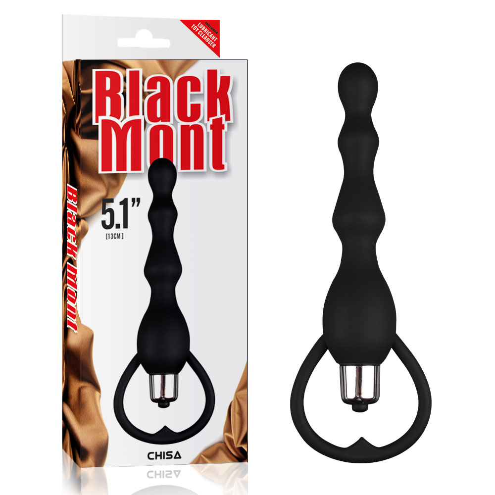 Анальные вибраторы - Анальный стимулятор с вибрацией Chisa Black Mont