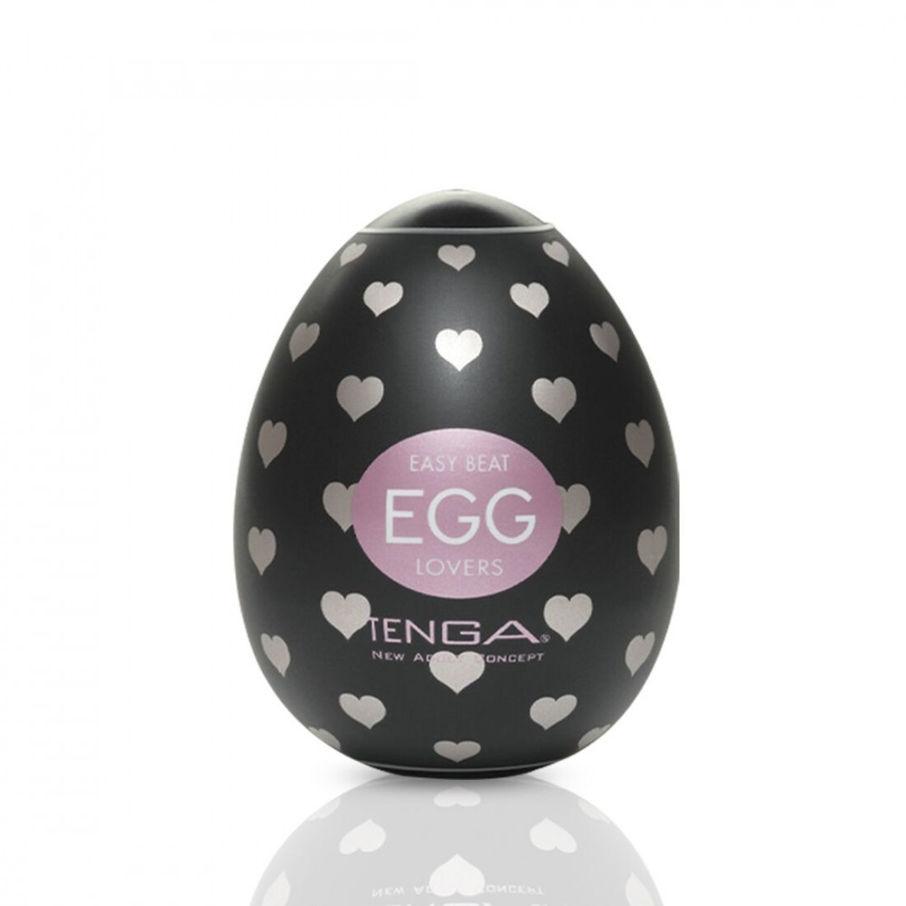 Другие мастурбаторы - Мастурбатор-яйцо Tenga Egg Lovers (сердечки)