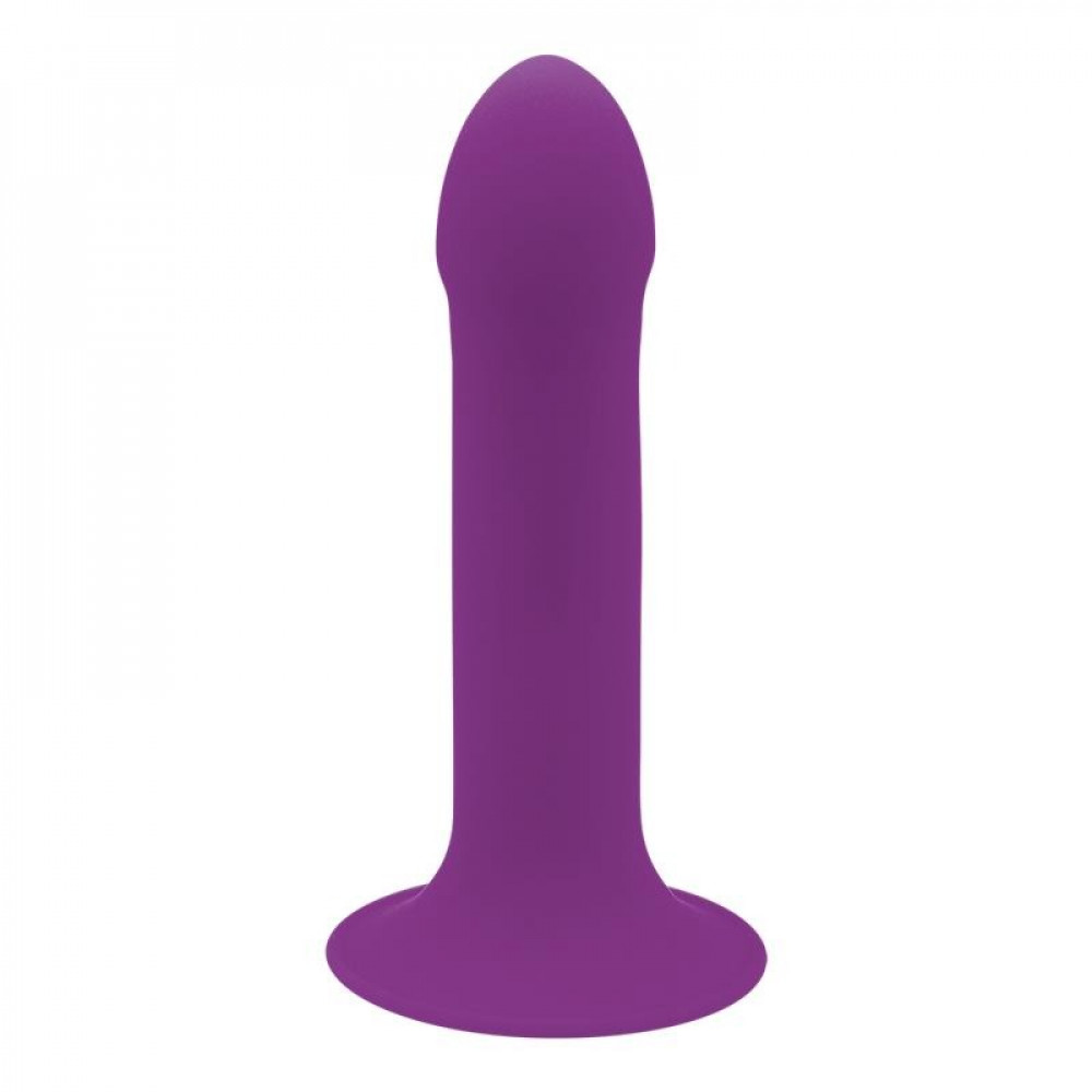 Секс игрушки - Фаллоимитатор термореактивный Adrien Lastic Hitsens 6 на присоске, фиолетовый