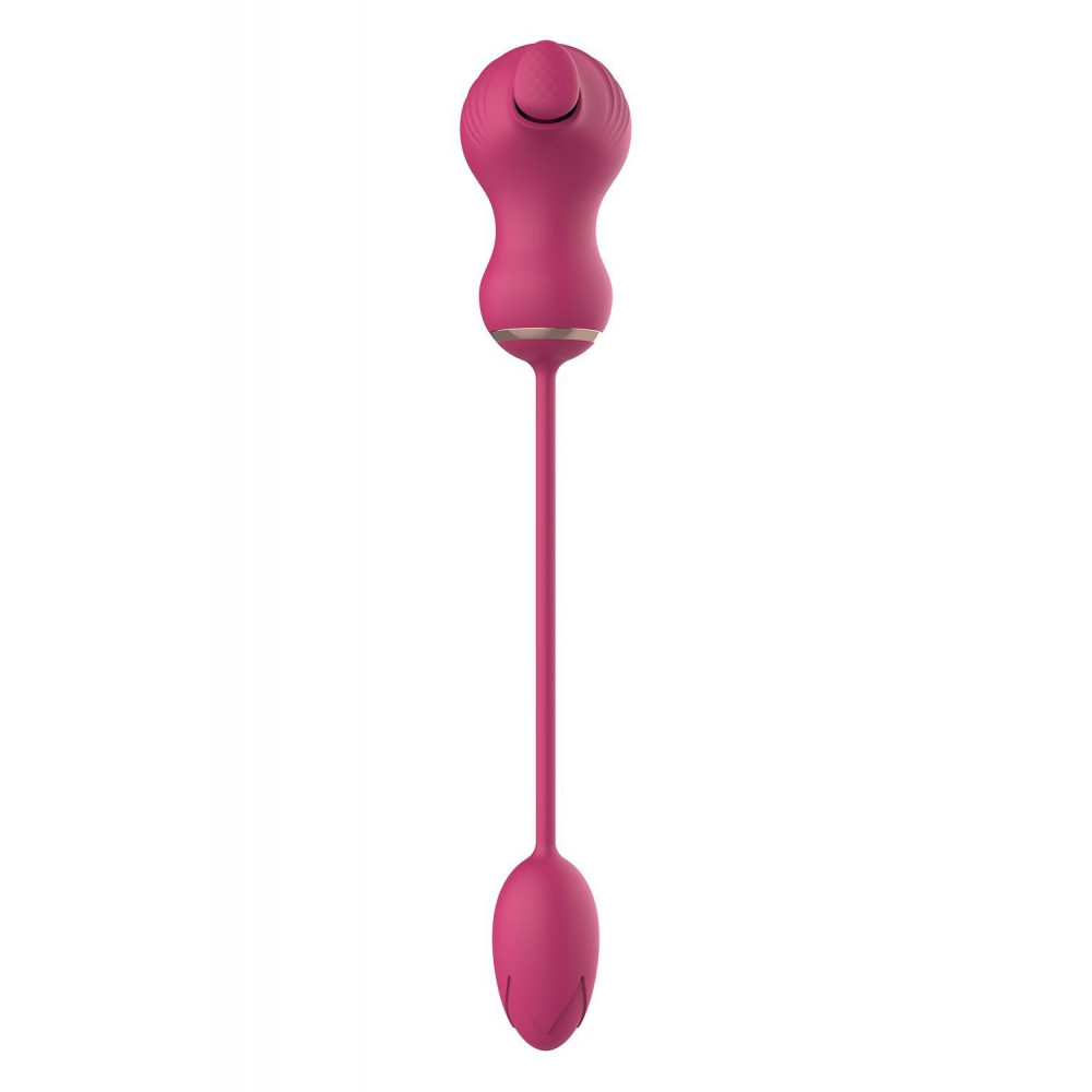 Секс игрушки - Гибкий двойной стимулятор и вибрационное яйцо Dream Toys Essentials, розовый 2
