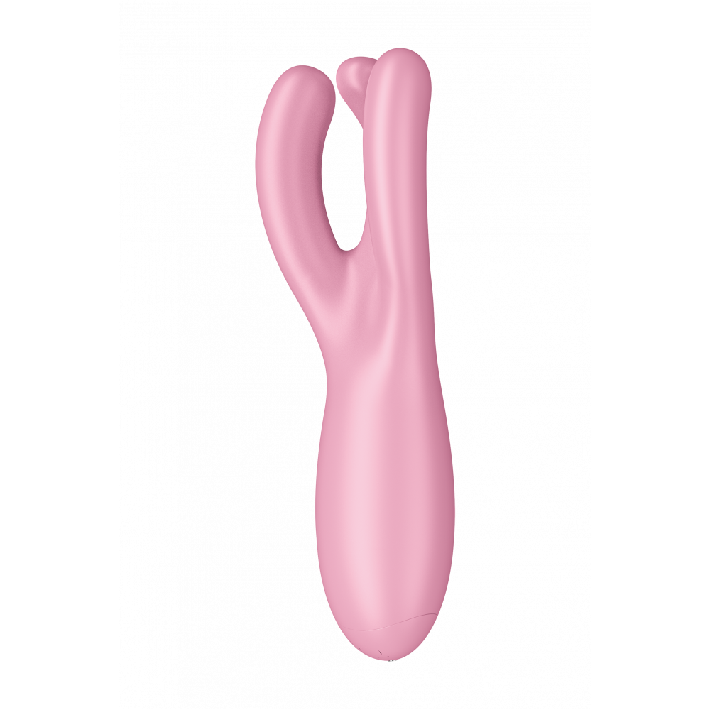 Вибратор - Гибкий смарт вибратор SATISFYER THREESOME 4 CONNECT APP PINK 5
