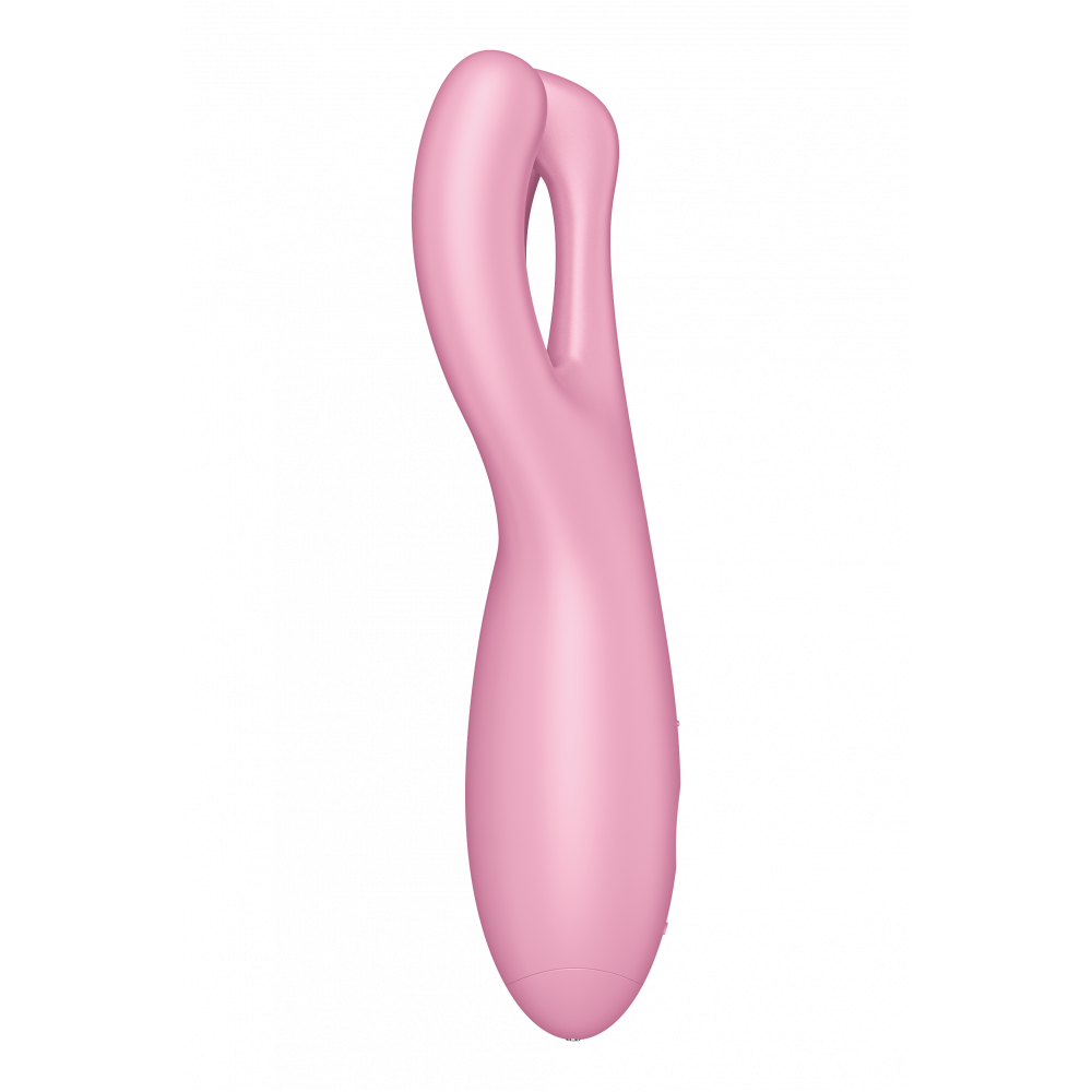 Вибратор - Гибкий смарт вибратор SATISFYER THREESOME 4 CONNECT APP PINK 4