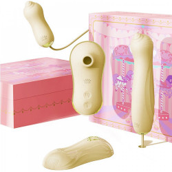 Набор секс игрушек Zalo UNICORN Vibratrion & Thrusting Set - Yellow