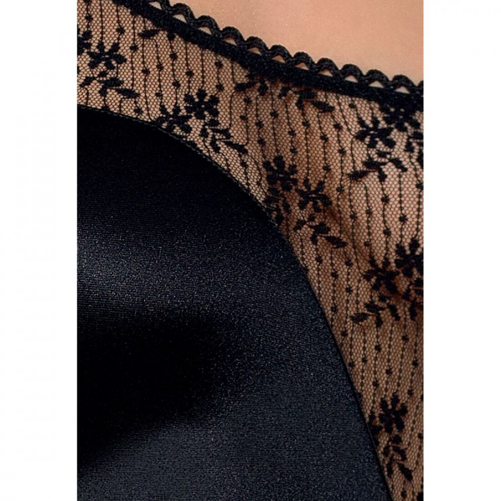 Эротическое белье - Распродажа!!! Боди-монокини с глубоким декольте PETRA BODY black XXL/XXXL — Passion Exclusive 2