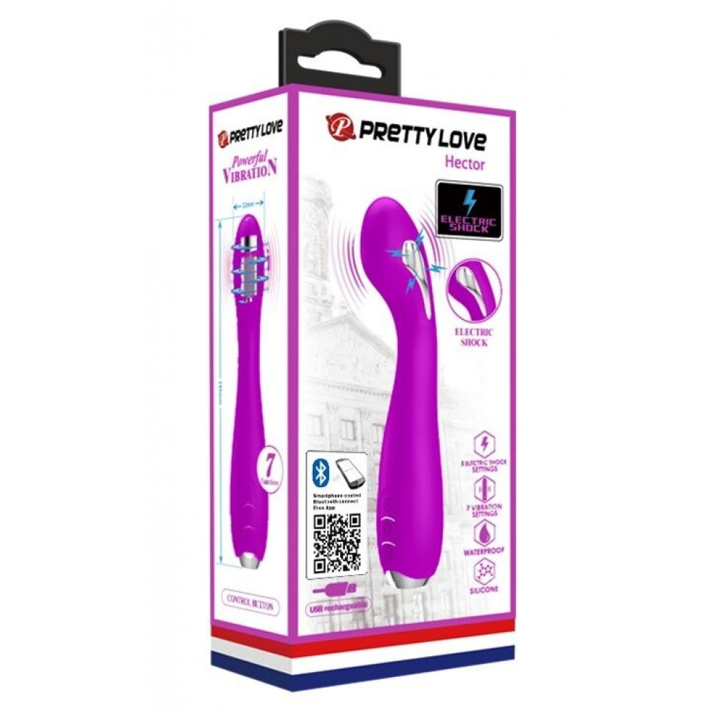 Вибратор - Смарт вибратор Pretty Love - HECTOR G-SPOT VIBRATOR с электростимуляцией, BI-014765HP