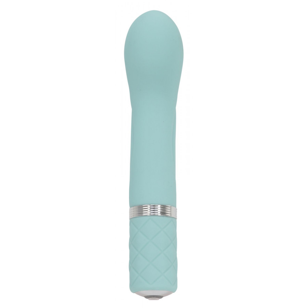 Стимулятор точки G - Роскошный вибратор Pillow Talk - Racy Teal с кристаллом Сваровски для точки G, подарочная упаковка 9