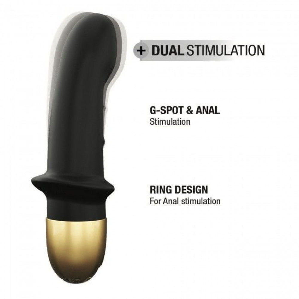 Стимулятор точки G - Вибратор Dorcel Mini Lover Black 2.0 перезаряжаемый, для точки G и массажа простаты 1
