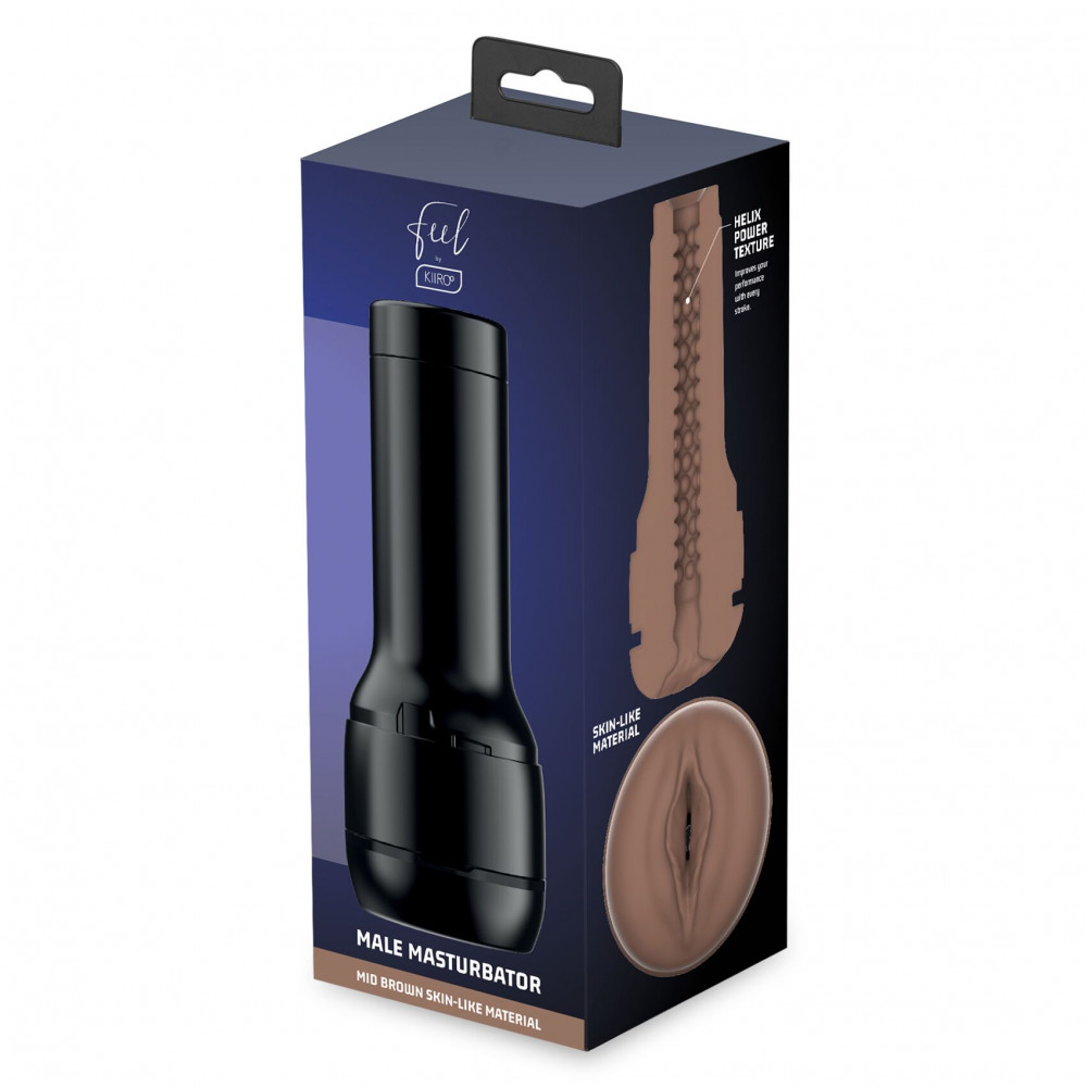 Мастурбаторы вагины - Мастурбатор-вагина Kiiroo Feel Stroker Mid Brown для секс-машины Kiiroo Keon 6