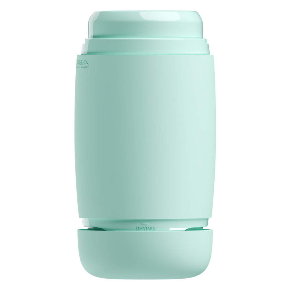 Другие мастурбаторы - Мастурбатор TENGA PUFFY MINT GREEN, ультрамягкий материал, многоразовый, сквозной 5