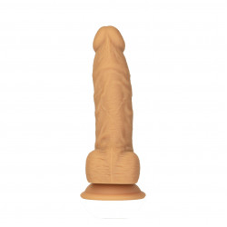 Фаллоимитатор ADDICTION Dual Density Silicone Dildo Caramel 8″, присоска, диаметр 4,3 см, вибропуля 