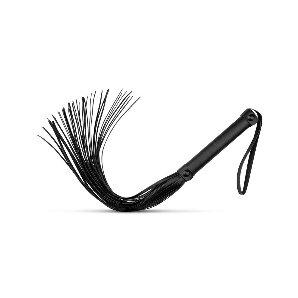 Плети, стеки, флоггеры, тиклеры - Флоггер Bedroom Fantasies Flogger Spanking Toy - Black 4