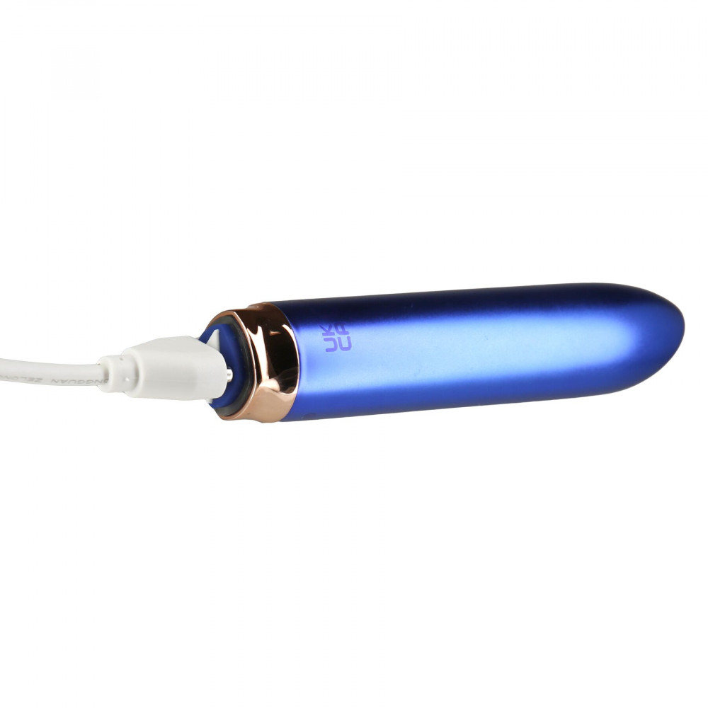 Клиторальный вибратор - Вибропуля Swan Maximum + Comfy Cuff Blue 5
