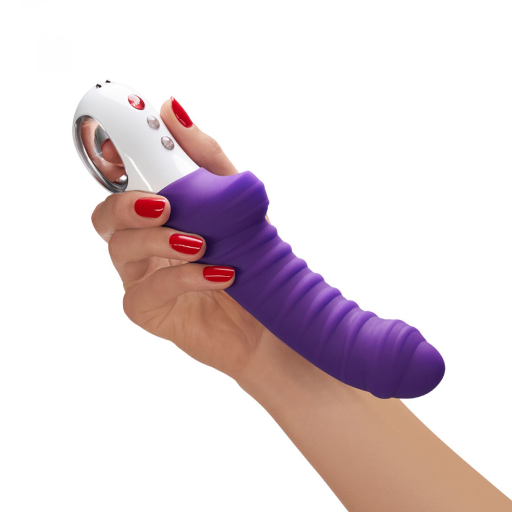 Вибратор - Вибратор для точки G Fun Factory TIGER violet, ребристый, подходит для анальной стимуляции 4