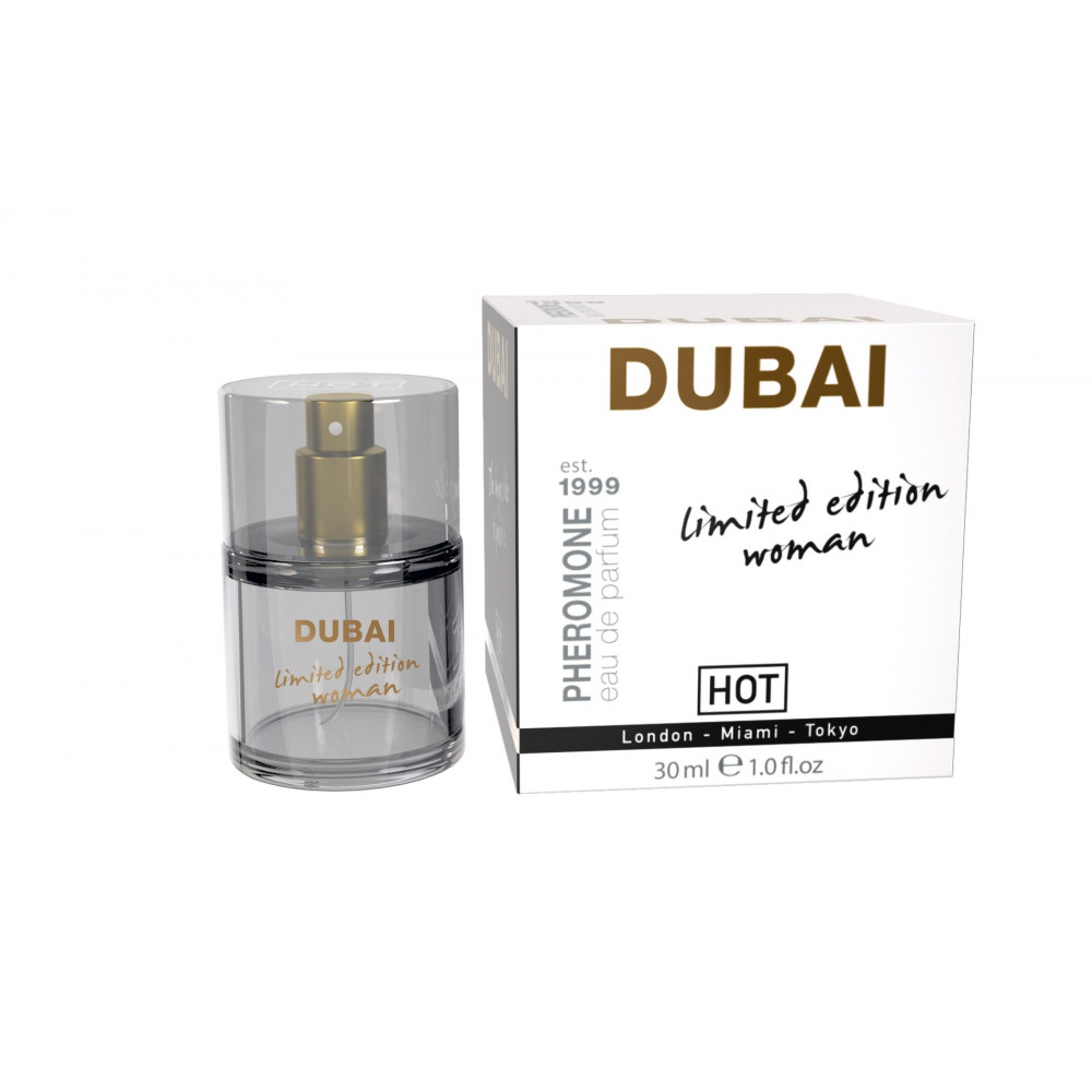 Лубриканты - Туалетная вода для женщин HOT Dubai Limited Edition, с феромонами, 30 мл