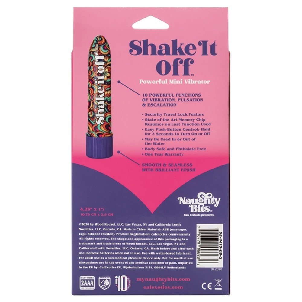Вибратор - Вибратор Shake It Off Mini Vibrator 2