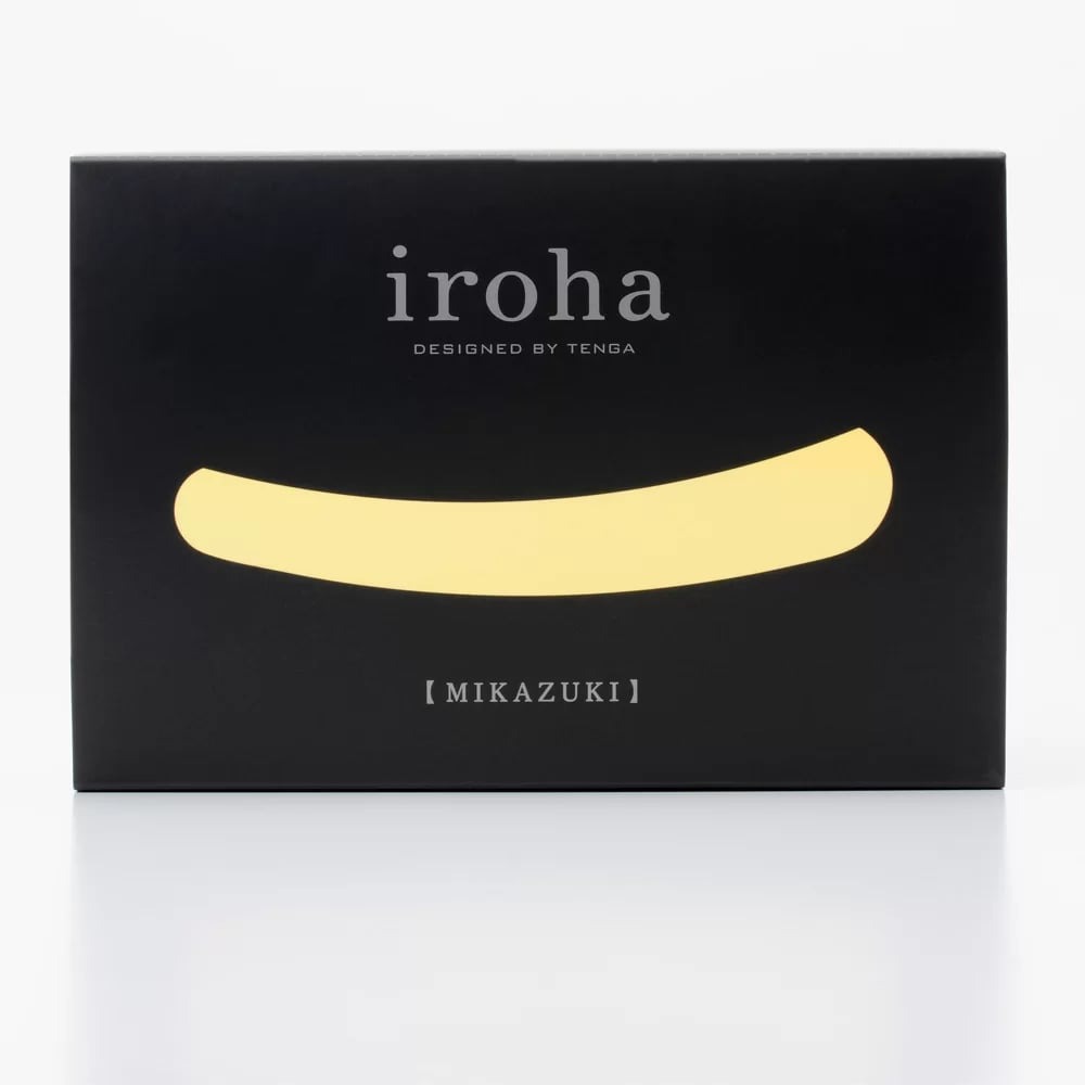 Секс игрушки - Вибратор в форме полумесяца Iroha Mikazuki Tenga, медицинский силикон, желтый 1