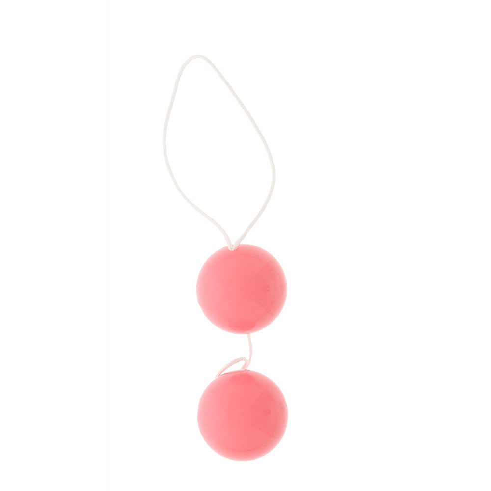 Вагинальные шарики - Шарики вагинальные VIBRATONE DUO BALLS PINK BLISTERCARD
