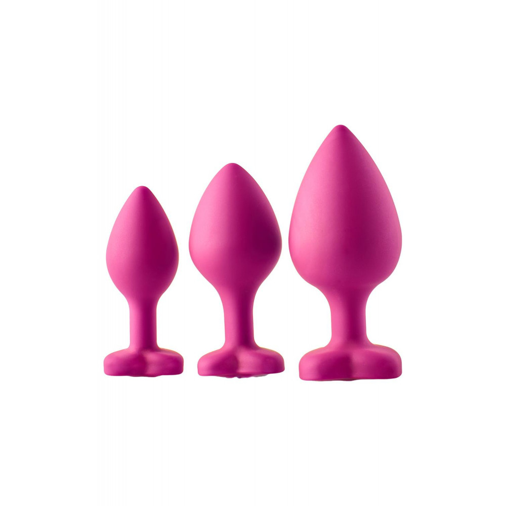 Анальная пробка - Набор анальных пробок Dream Toys FLIRTS PINK 2