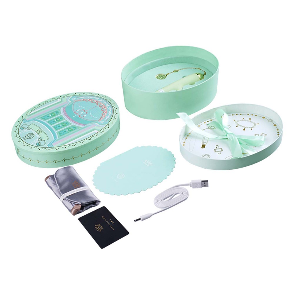 Двойной вибратор - Вибратор двойной ZALO Ichigo Melon Green 4