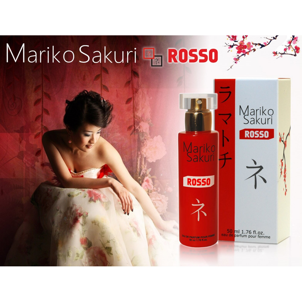 Парфюмерия - Духи с феромонами для женщин Mariko Sakuri ROSSO, 50 ml 1