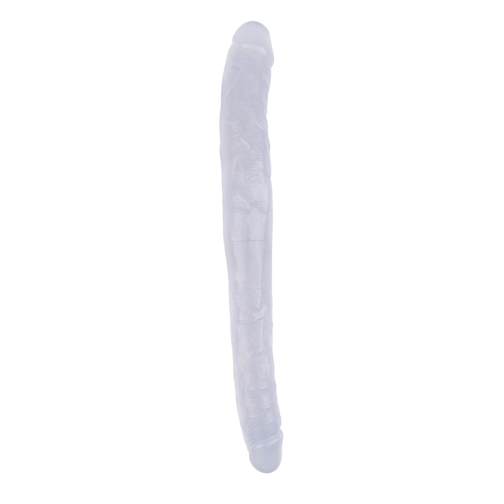 Секс игрушки - Фаллоимитатор двойной Chisa Hi-Rubber 45 см, прозрачный 1