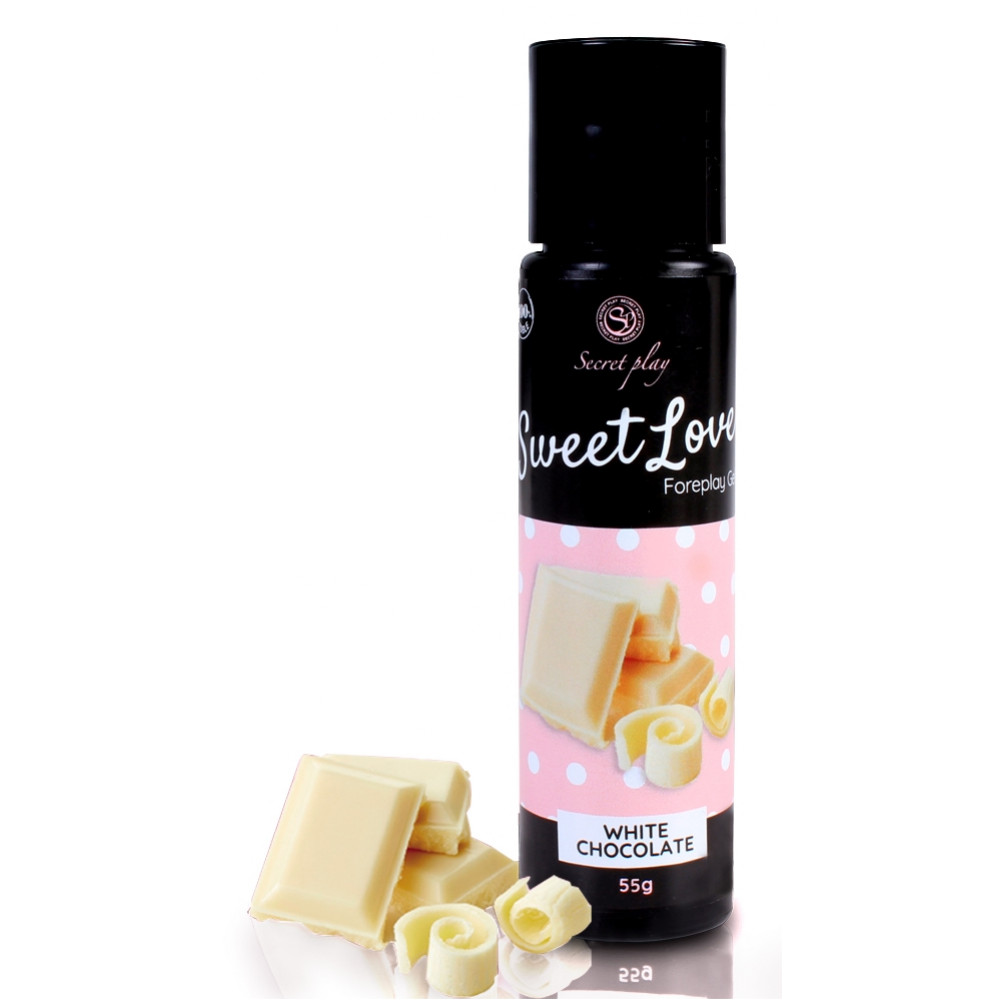 Лубриканты - Гель для орального секса Secret Play - Sweet Love White chocolate Gel, 60 ml