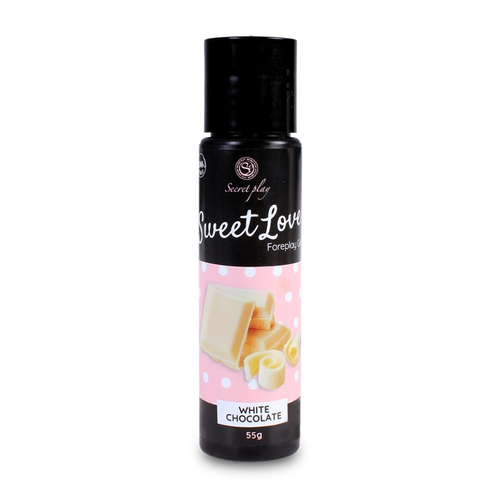 Лубриканты - Гель для орального секса Secret Play - Sweet Love White chocolate Gel, 60 ml 2