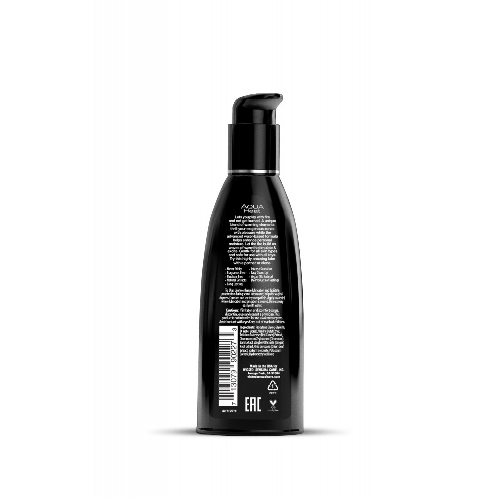 Лубриканты - Лубрикант возбуждающий WICKED AQUA HEAT 60ML 2