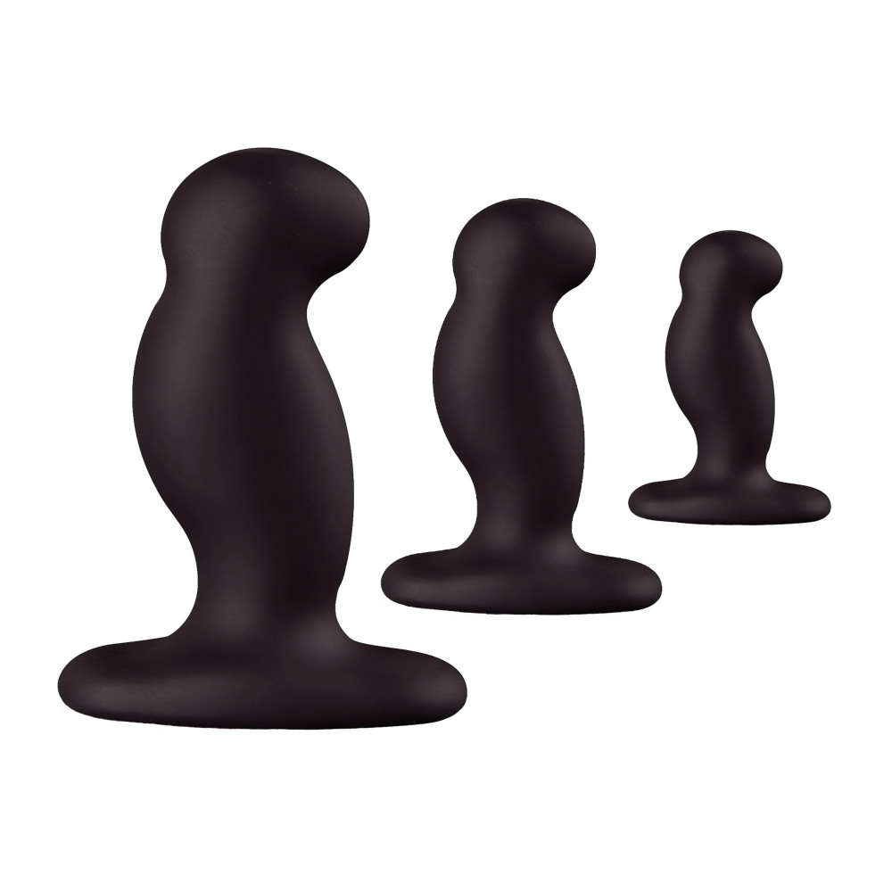 Секс игрушки - Набор анальных пробок из силикона Nexus Anal Starter Kit, 3 шт
